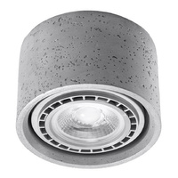 Povrchová montáž BASIC 1 GU10 ES111 Spot Tuba Round Grey SOLLUX
