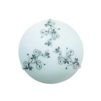 Plafond LED stropní svítidlo Povrchová montáž E27 White Classic Bloomy Rabalux