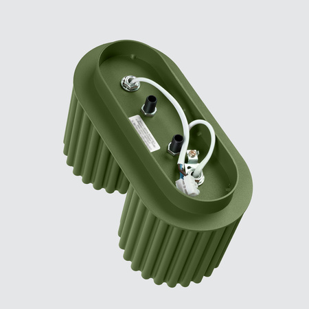 Povrchová montáž 2x GU10 Hliník Zelená oliva Aura Deep Space SL.1795 Sollux