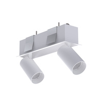 Stropní světlo Flush Mounted Spotlight 2x White Modern MONO DEEP 10465 Nowodvorski