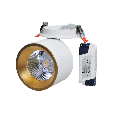 Stropní vestavné svítidlo LED bodové svítidlo Haron GOLDLUX (Polux) 20W 1500lm 3000K