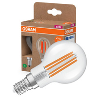 2x LED žárovka P45 Ball E14 2,2W = 40W 470lm 2700K Warm 320° 214lm/W CLASSIC ENERGY EFFICIENCY Osram