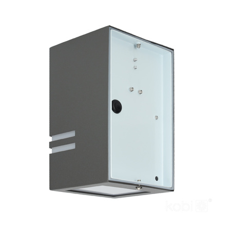 Zahradní venkovní nástěnné svítidlo GU10 IP44 Grey Quazar Kobi