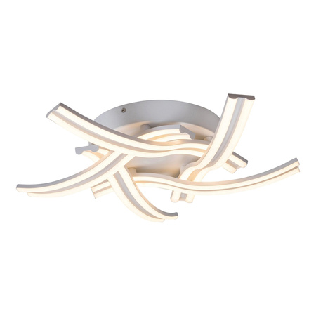 Stropní svítidlo LED pro povrchovou montáž 60W 4000lm 3000K White Modern Tulio Rabalux