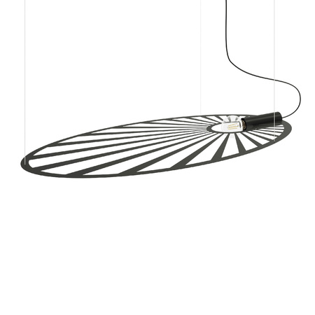 Stropní závěsné svítidlo LED LEHDET E27 110cm černé SOLLUX