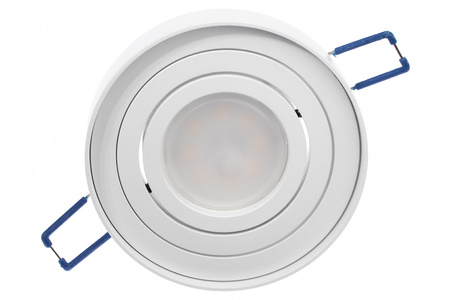 Halogenová svítidlo GU10, TUBA SPOT Nastavitelná Kulatá Bílá 20mm MIDI + LED GU10 6W 3000K LUMILED