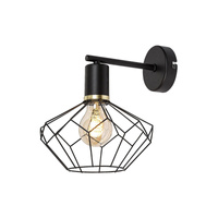 Nástěnné svítidlo LED E27 Black Vintage Fran Rabalux