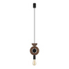 Závěsné stropní svítidlo E27 Black Wood Scandinavian DROPS WOOD D 11176 Nowodvorski
