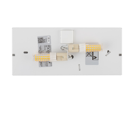 Nástěnné svítidlo Povrchová montáž 2x G9 Gold Glamour HAGA 10456 Nowodvorski