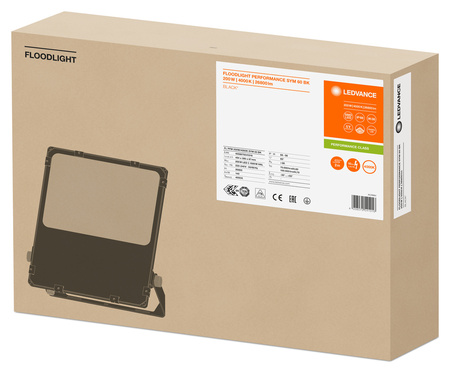 LED reflektor Venkovní reflektor 200W 28000lm 4000K IP66 Černý reflektor Ledvance