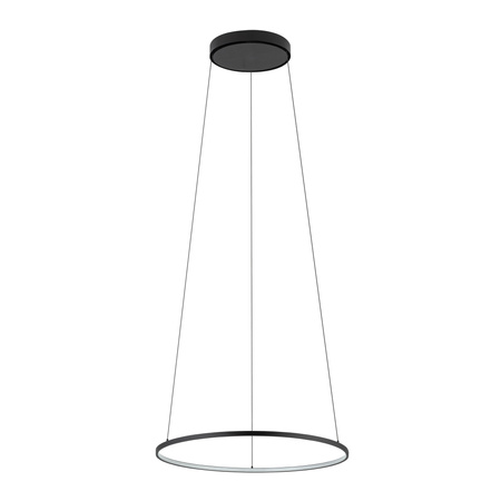 LED závěsné stropní svítidlo 18W 560lm 3000K teplá černá moderní CIRCOLO LED S 10813 Nowodvorski