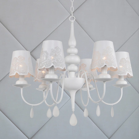 FABRIZIA Lustrové závěsné stropní svítidlo 6xE14 120cm - GOLDLUX (Polux)