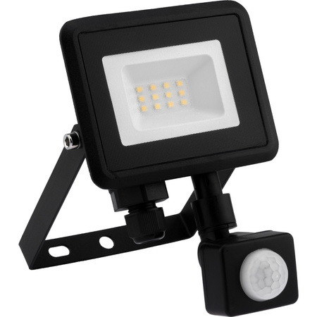 Reflektor LED 10W 850lm 4000K IP65 Black se senzorem SOLAS