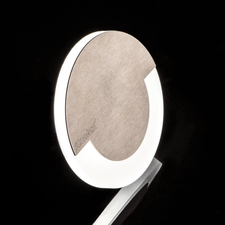 Schodišťové světlo LED 0,8W 14lm 4000K neutrální bílá Round Silver Sola Kanlux
