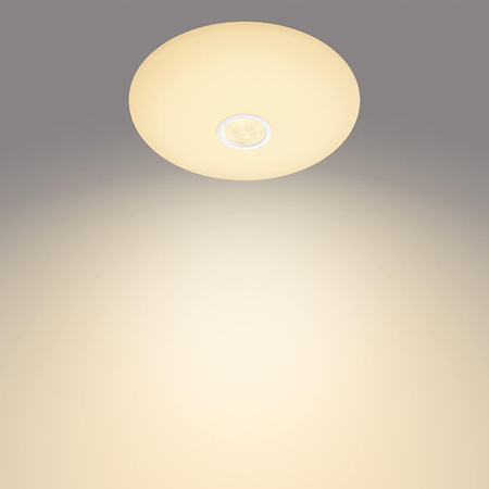 Přisazené LED stropní svítidlo MAUVE 16W 2700K 32cm kulaté se senzorem pohybu PHILIPS