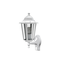 Zahradní lampa LED nástěnná lampa VELENCE E27 IP43 nahoru Lucerna s pohybovým senzorem Bílá RABALUX