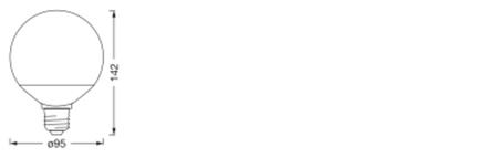 LED žárovka E27 G95 16W 1521lm RGB CCT 200° LEDVANCE SMART+ WIFI stmívatelná