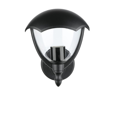 Elevační svítidlo zahradní lampy E27 nástěnné svítidlo průhledné černé stínidlo VT-730 V-TAC