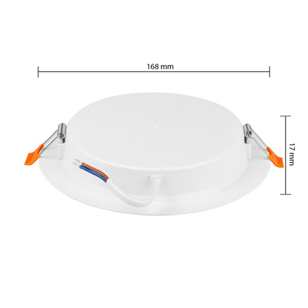 LED stropní svítidlo 12W 960lm 4000K neutrální zapuštěné kulaté bílé Proma Masterled