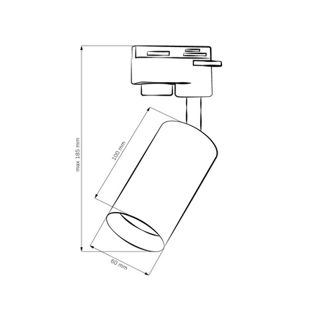 GU10 Gold MARIBEL Sanico Goldlux Spot Rail Spotlight