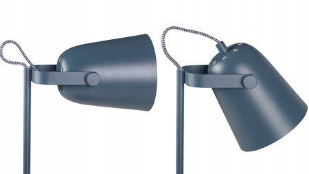 Školní noční stolní lampa + organizér Raibo E27 5W modrá KANLUX