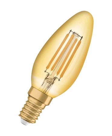LED žárovka E14 B35 4W = 35W 410lm 2400K Warm 300° Filament OSRAM Vintage Decorative