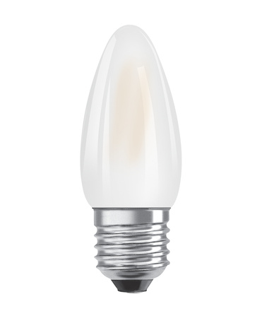 LED žárovka B35 Candle E27 2,5W = 25W 250lm 2700K Warm 300° Retrofit Filament CLASSIC Osram