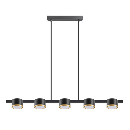 Stropní závěsné svítidlo 5x GX53 Black MIRELLA Sanico Goldlux