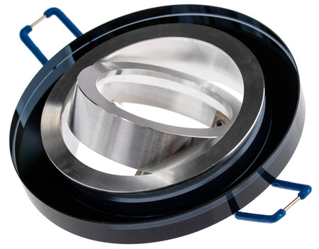 Skleněné Halogenová Podhledové svítidlo GU10, MR16 Nastavitelná Kulatá Černá ARIAN LUMILED