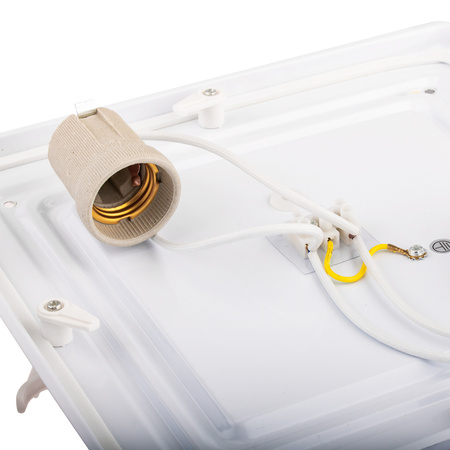 LED stropní plafon 2x E27 DUALIO Square IP44 30cm LUMILED