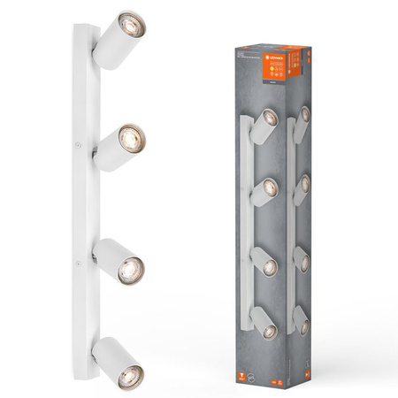 LED bodové nástěnné svítidlo se 4 body stmívání 13,6W GU10 bílé LEDVANCE