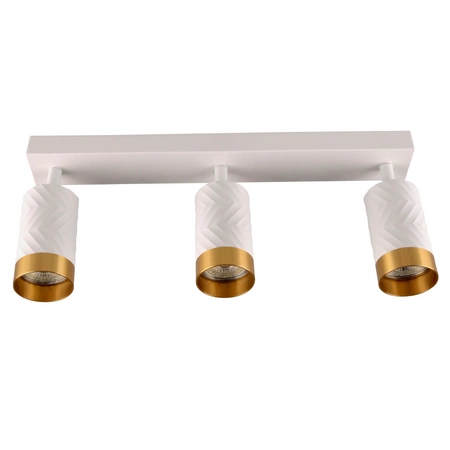LED stropní/stěnové svítidlo 3 x GU10 ARRAS White GOLDLUX (Polux)