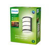 Zahradní nástěnné svítidlo LED PYTHON 3,8W 2700K teplé IP44 antracit PHILIPS