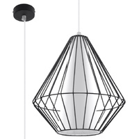 LED závěsné stropní svítidlo DEMI E27 Black Wire SOLLUX