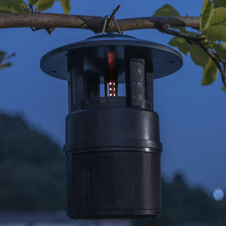 Zahradní insekticidní lampa Závěsná lucerna s ventilátorem 9xSMD LED černá VA0195 VAYOX