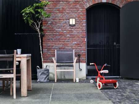 Zahradní lampa LED nástěnná lampa STOCK IR myGarden 6W 2700K IP44 s pohybovým a soumrakovým senzorem antracit PHILIPS