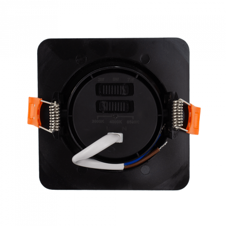 Vestavné LED svítidlo pro zapuštěnou montáž 3W / 5W / 7W CCT Black Square DOWNLIGHT Ecolight