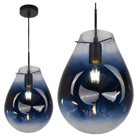 E27 Black Kimberly Blue Sanico Goldlux Dekorativní závěsné stropní svítidlo