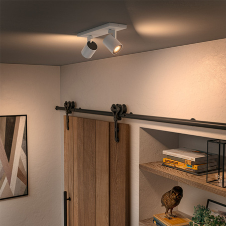 LED Spot Runner White 2x 4,2W CCT PHILIPS HUE Bluetooth Zigbee stropní světlo + stmívač