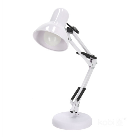 Stolní lampa Stolní svítidlo Nastavitelná E27 Bílá Auriq Kobi