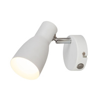 Nástěnné bodové svítidlo E27 White Minimalist Ebony 6025 Rabalux