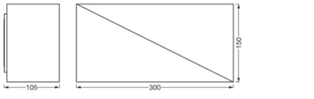 Nástěnné svítidlo SMART+ WIFI Chytré nástěnné svítidlo 23W ORBIS SWAN 30 cmx15 cm BÍLÁ LEDVANCE