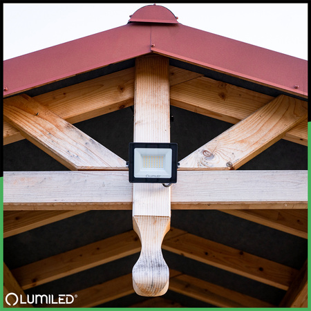 LED Reflektor 50W, 4500lm 4000K IP65 Černá ZUNA2 LUMILED