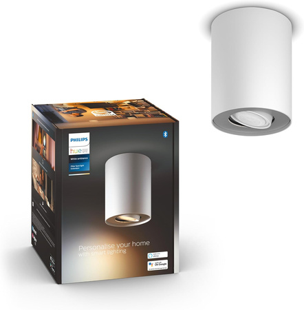 Stropní svítidlo LED Spot Pillar White 4,2W CCT PHILIPS HUE Bluetooth Zigbee