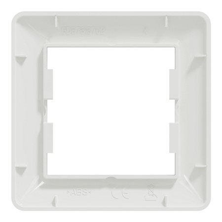 Jednorámeček pro zásuvkové spínače Bílá SCHNEIDER ASFORA