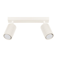 Bodové reflektorové stropní svítidlo Tuba 2x GU10 Beige Carbon Deep Space SL.1599 Sollux