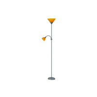 Stojací stojací lampa E27 stříbrná Classic Action 4026 Rabalux