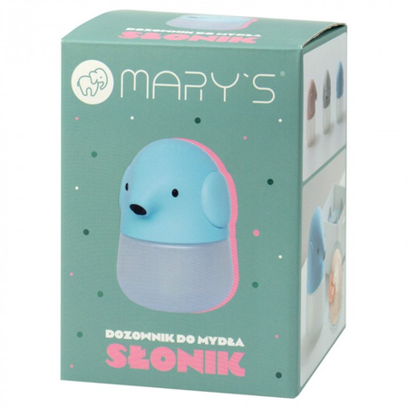 Bezdotykový dávkovač dětského mýdla modrý USB dobíjecí 1200mAh MARY'S SLONK