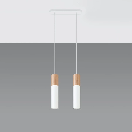 PABLO LED závěsné stropní svítidlo 2xGU10 White SOLLUX