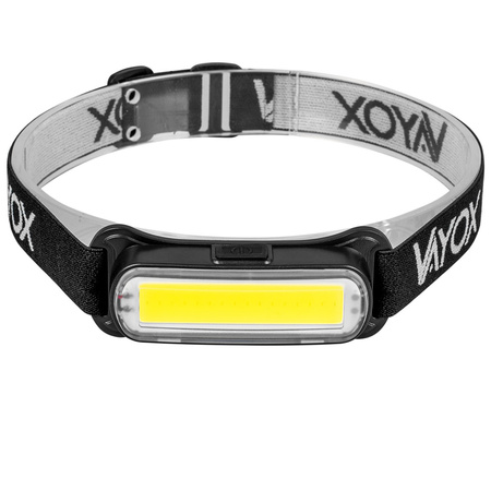 Dobíjecí čelovka 300lm COB LED 4 režimy VAYOX